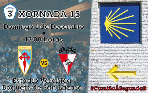 Cartel Redes SD Compostela vs Arosa SC 1