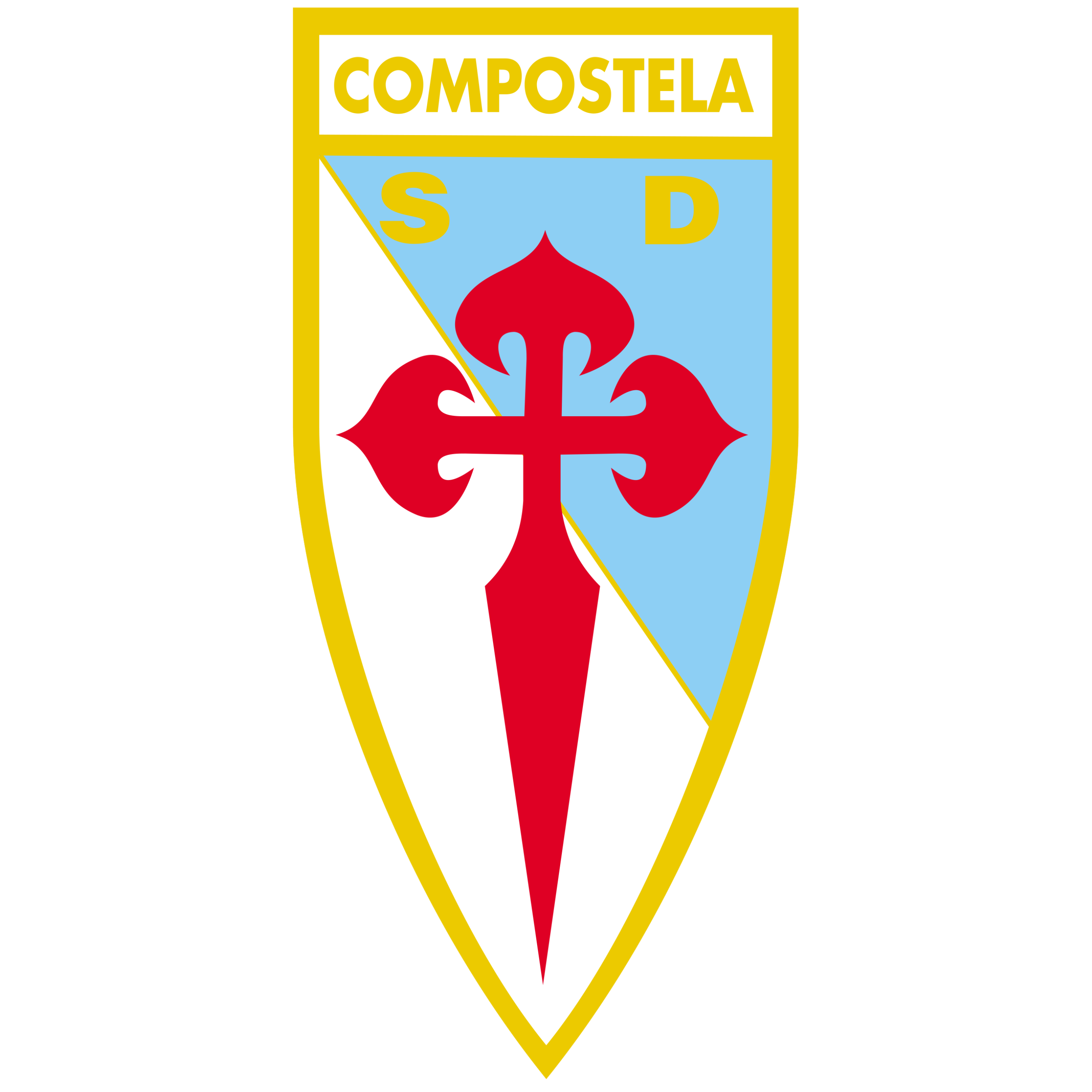 Escudo da SD Compostela.