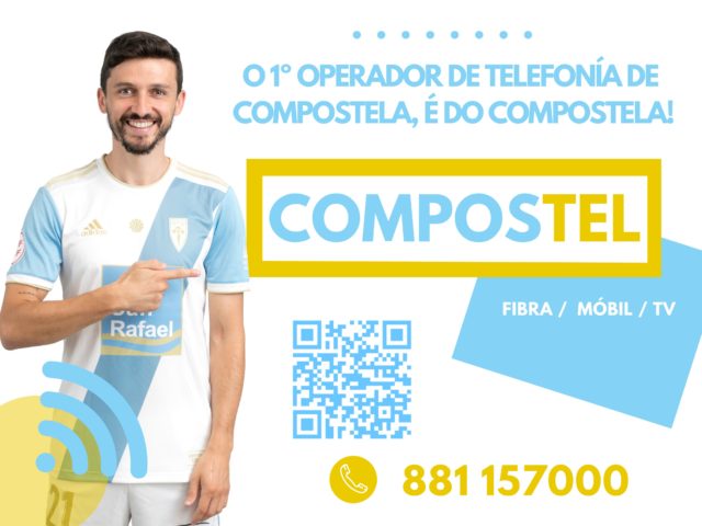 Nace COMPOSTEL: ¡la primera operadora móvil de Compostela es del Compostela!