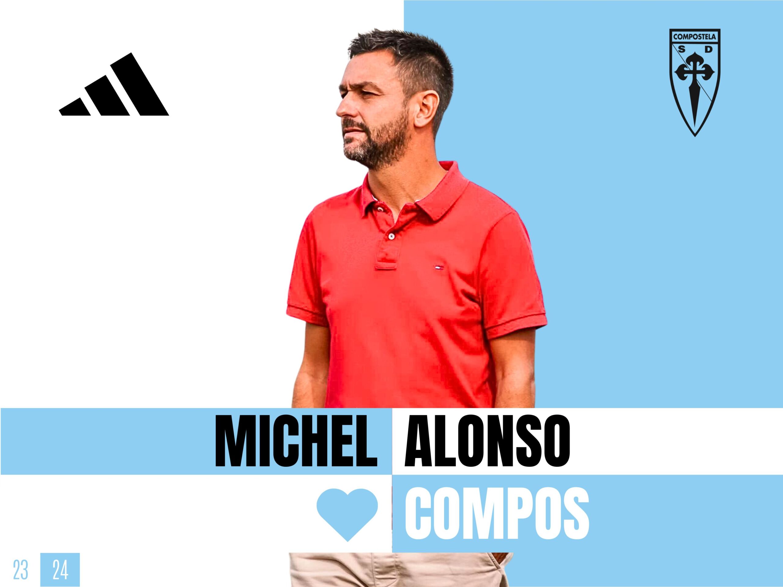 Michel Alonso, novo adestrador da SD Compostela
