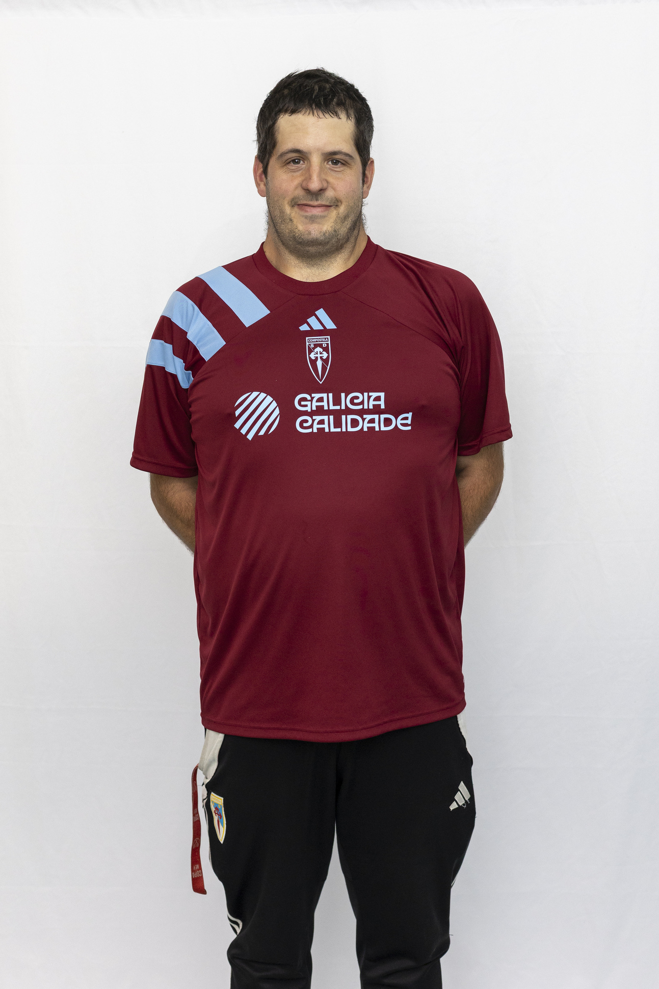 Edgar Piñeiro, encargado de material da SD Compostela.