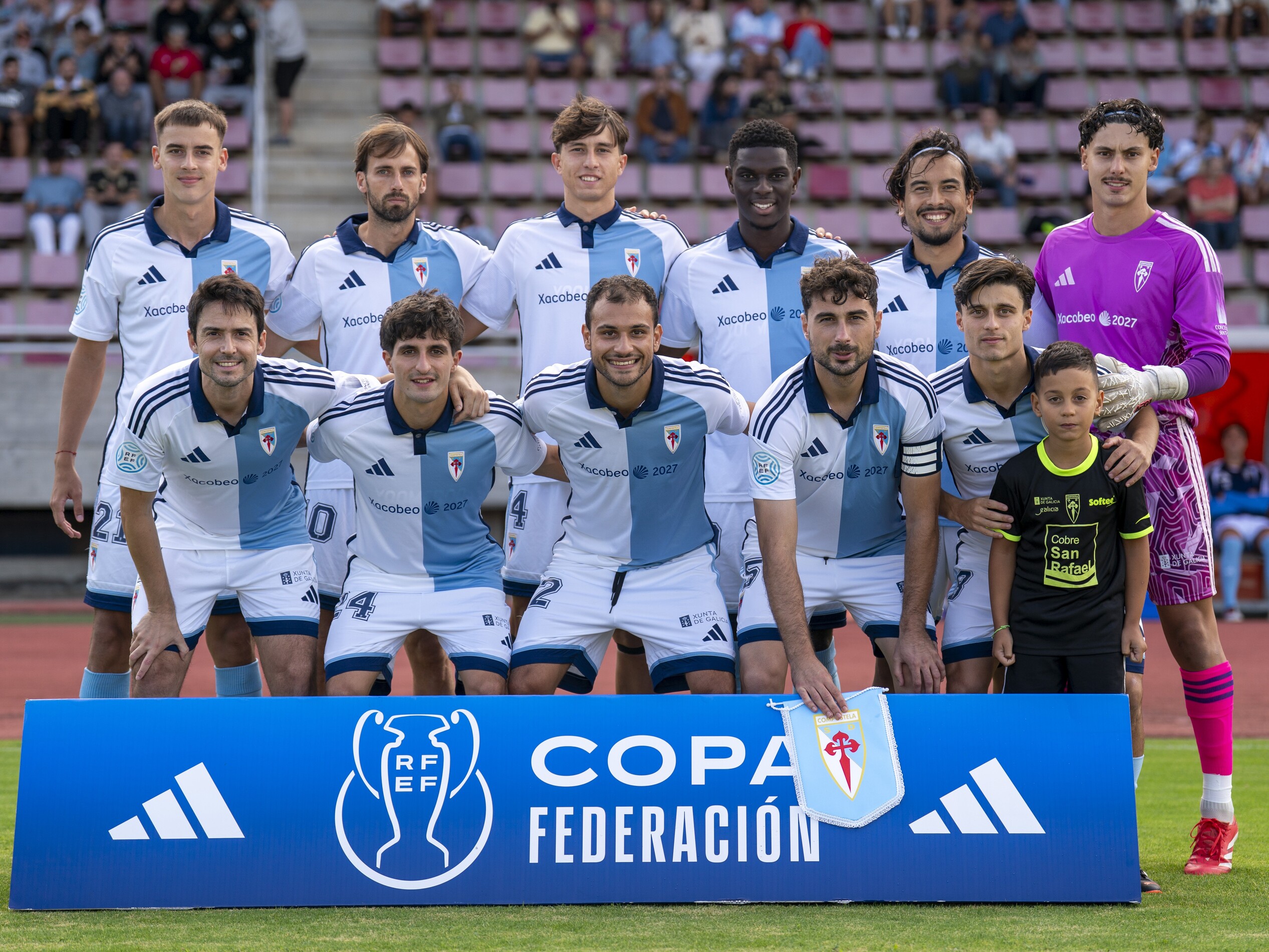 Once do Compos, co debut de Iago, Pablo Crespo, Roque e Turby nesta tempada.