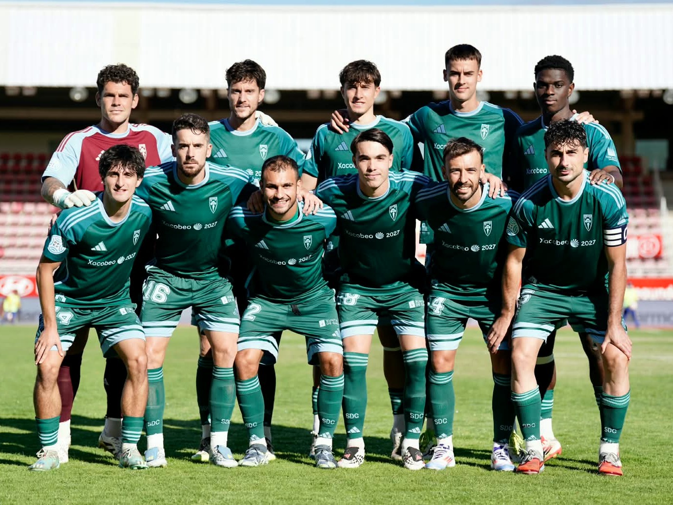 Astorga San Lázaro foto equipo Foto do once inicial do Compos contra o Atlético Astorga
