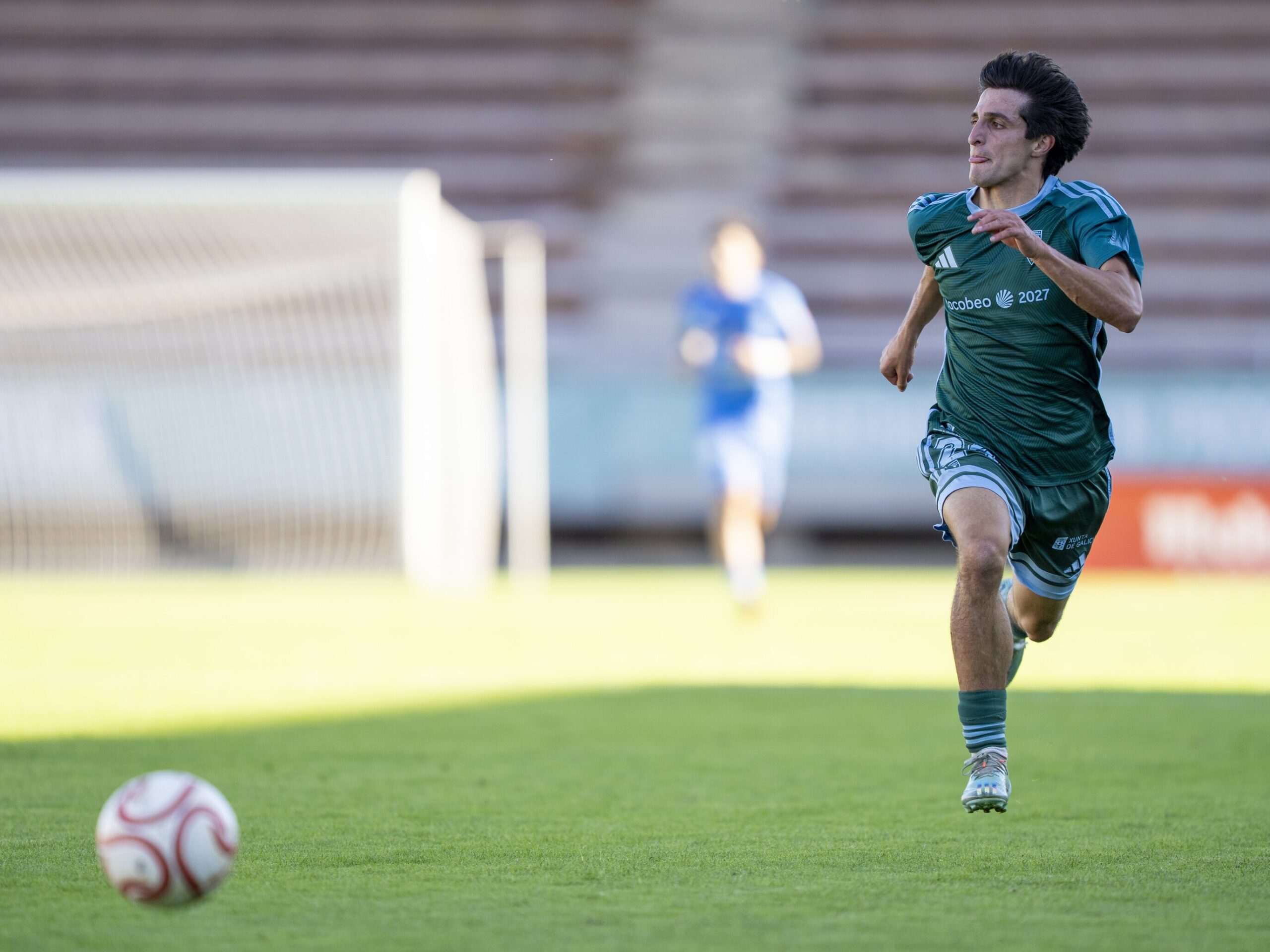 Acción de Turby frente ao Atlético Astorga